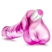 Naturally Yours Vibrating Ding Dong Pink Dildo