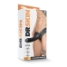 Dr. Skin 6 inches Hollow Strap On Black One Size Fits Most