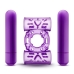 Double Play Dual Vibrating Penis Ring Purple