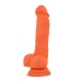 Neo Elite 7.5 inches Silicone Dual Density Penis with Balls Orange