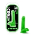 Neo Elite 6 inches Silicone Dual Density Penis, Balls Green
