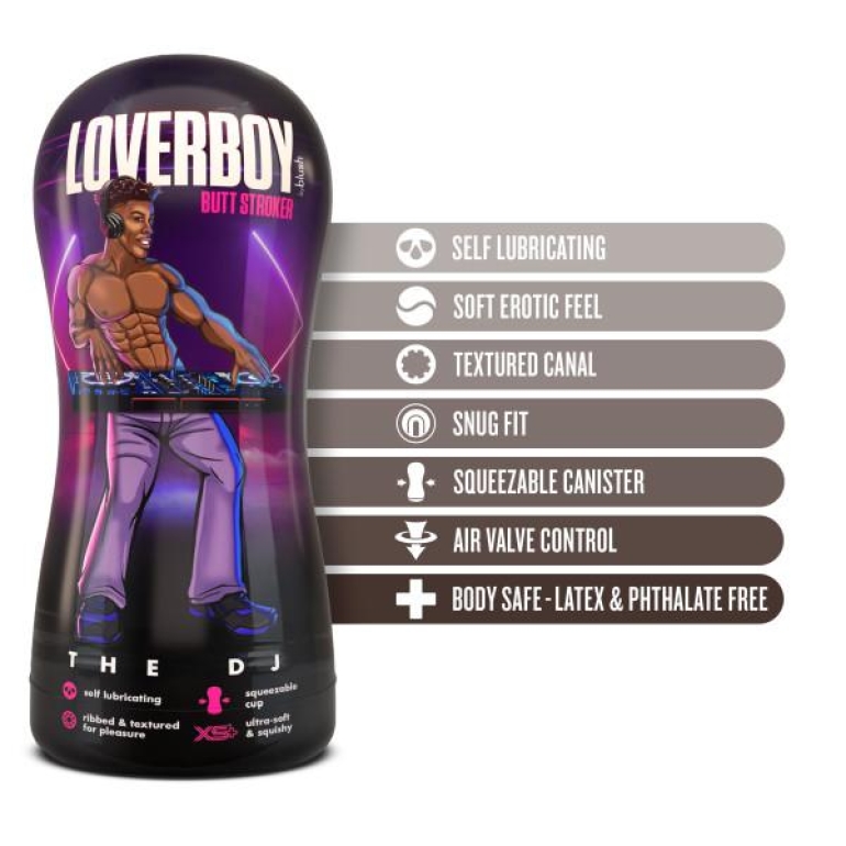 Loverboy The Dj Self Lubricating Stroker Brown