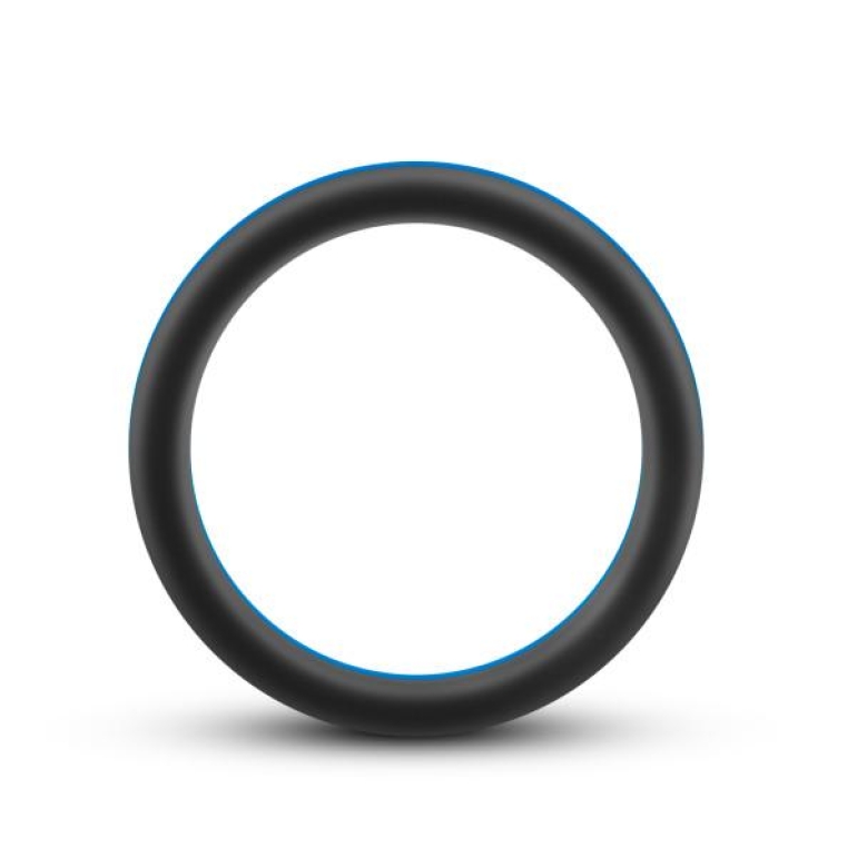 Performance Silicone Go Pro Penis Ring Black Blue