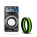 Performance Silicone Go Pro Penis Ring Black Green