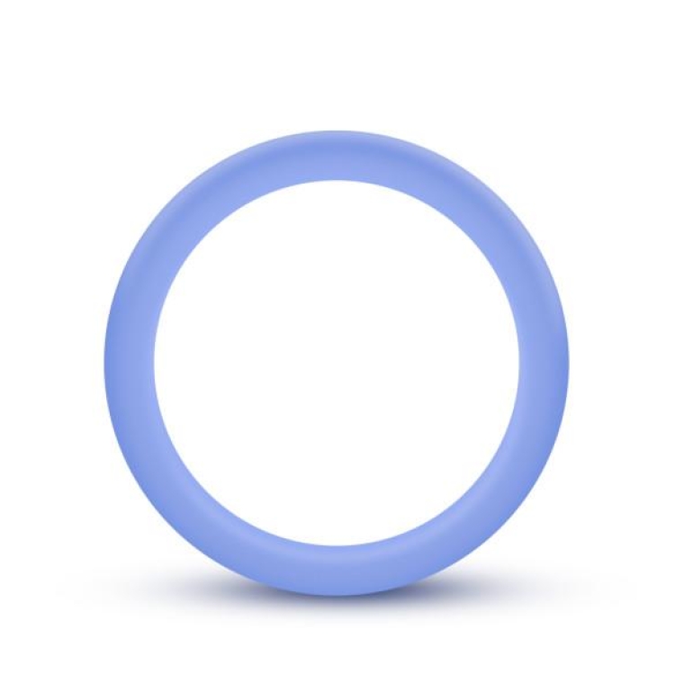 Performance Silicone Glo Penis Ring Blue Glow