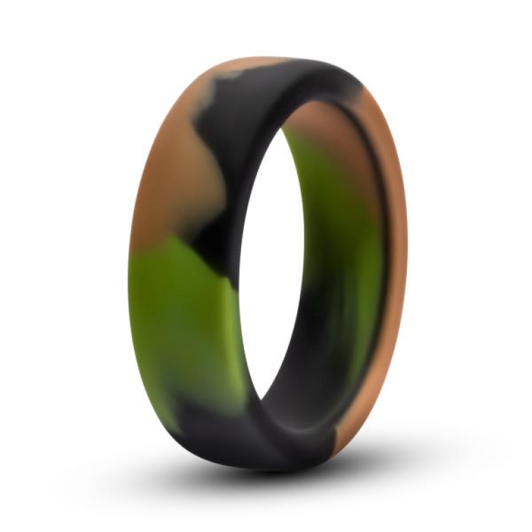 Performance Silicone Camo Penis Ring Green Camoflauge Camouflage