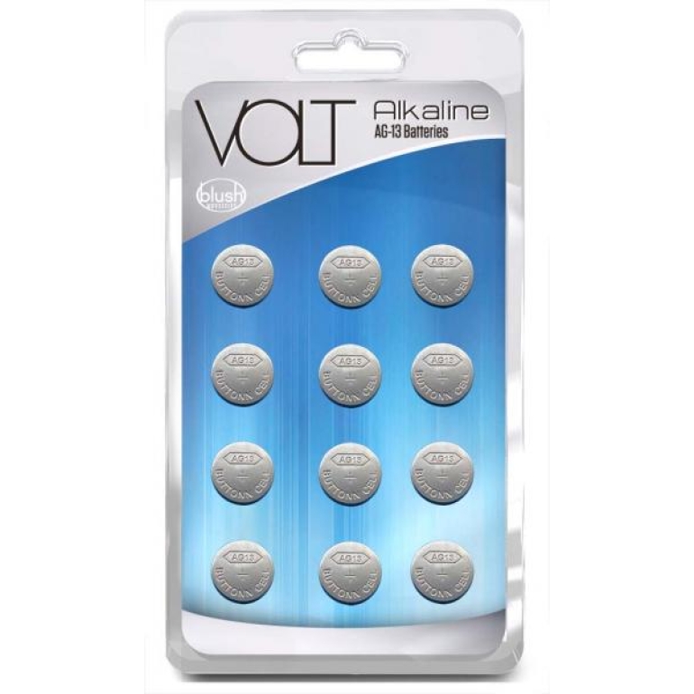 Volt Alkaline Batteries AG13 12 Pack Silver