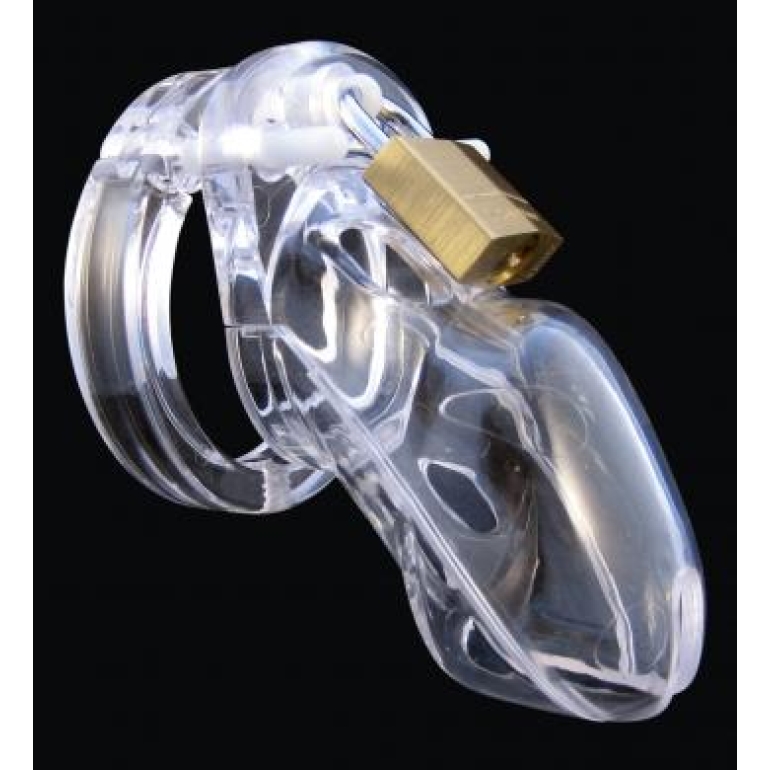 Cb-3000 Male Chastity Device 3 inch Clear Penis Cage