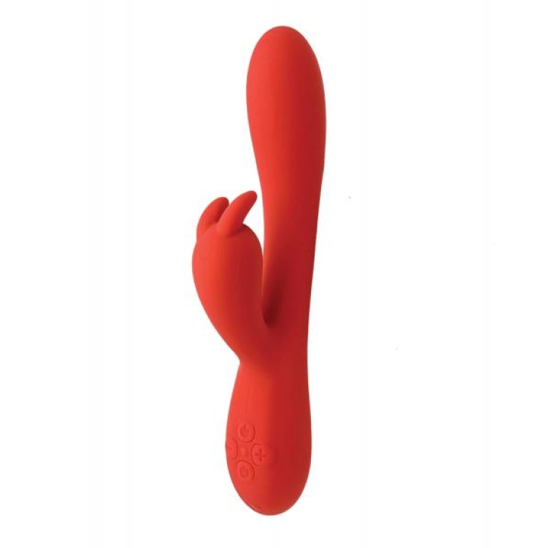 Hot Desire Heating Rabbit Vibrator Red