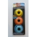 Rascal Toys The D-Ring Glow X3 3 Piece Donut Kit Multi-Color