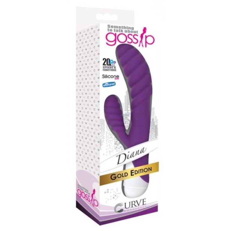 Gossip Diana Violet Purple Rabbit Vibrator