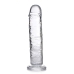 Jock C-thru 8in Clear Dildo Tpe