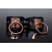 Pleasure Cuffs Black & Rose Gold