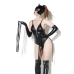 Wetlook Gloves W/ Whips, Paddles & Ticklers Black O/s One Size Fits Most