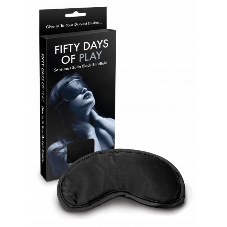Fifty Days Of Play Blindfold Black One Size Fits Most
