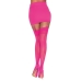 Thigh High Sheer Hot Pink O/s One Size Fits Most