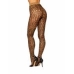 Sheer Leopard Pantyhose O/s One Size Fits Most