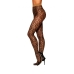 Sheer Leopard Pantyhose O/s One Size Fits Most