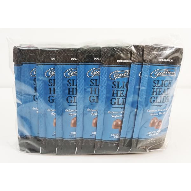 Goodhead Slick Head Glide Bulk Refill Chocolate Cherry 48 Pcs 0.24 Oz