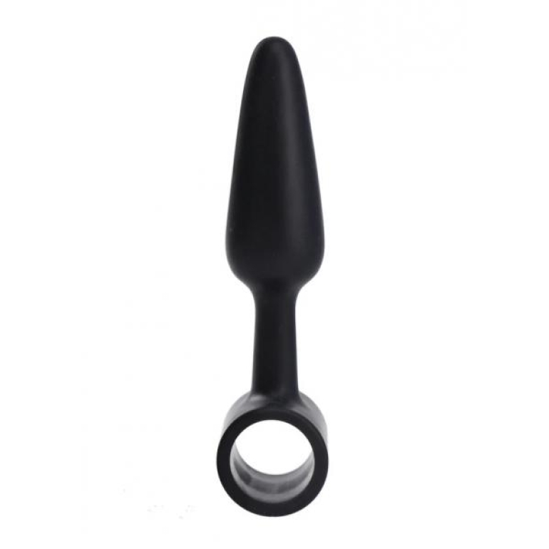 In A Bag Butt Plug 3 Black Vibrating 