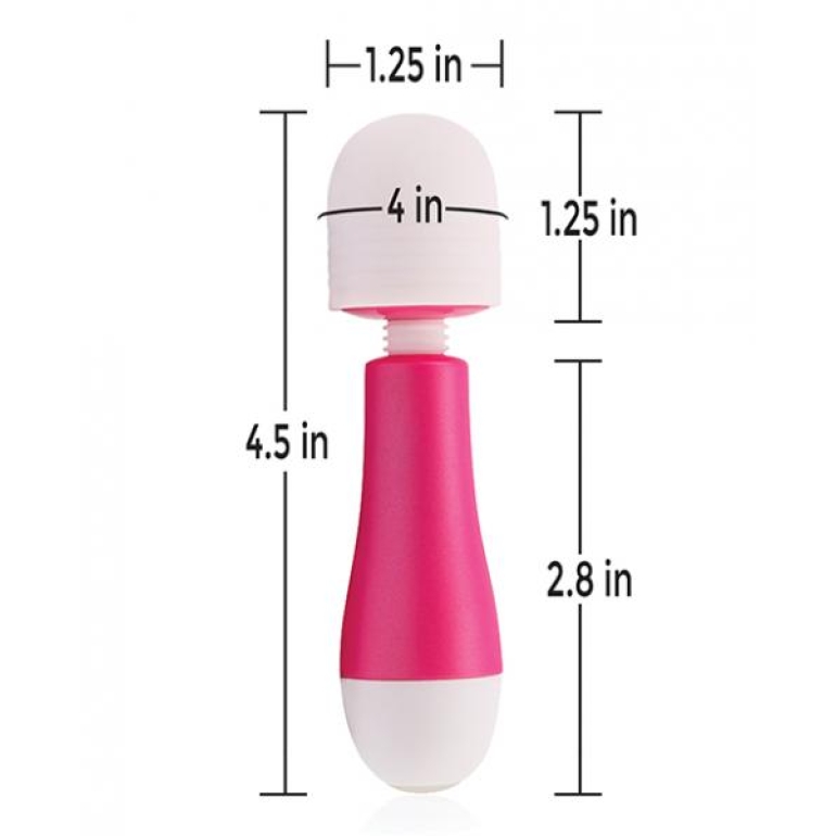 Fuzu Rechargeable & Travel Size Mini Wand Pink