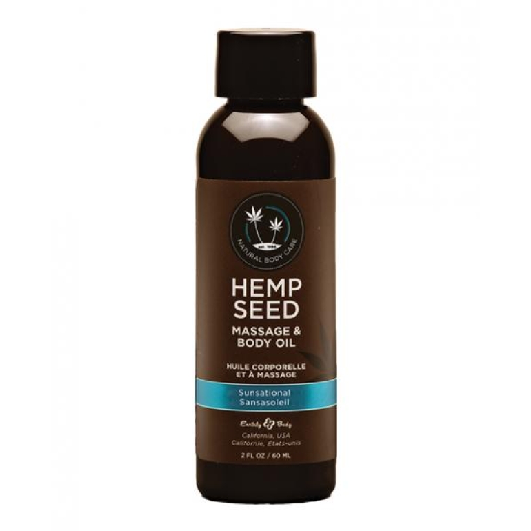 Hemp Seed Massage Oil Sunsational 2 Oz