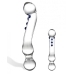 Glas 6 inches Curved G-Spot Glass Dildo   Clear