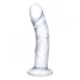 Glas 7 Curved Realistic Glass Dildo W Veins 