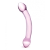 Glas Double Trouble Purple Dildo