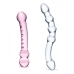 Glas 2 Piece Double Pleasure Glass Dildo Set