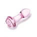 Glas 3pc Rosebud Butt Plug Set Pink