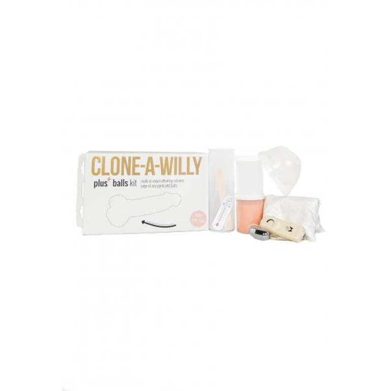 Clone A Willy Plus + Balls Kit Beige