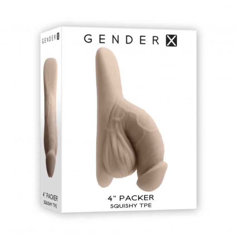 Gender X 4in Packer Light White