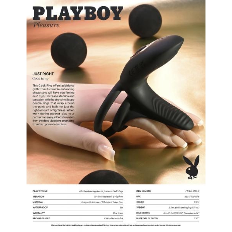 Playboy Just Right Black