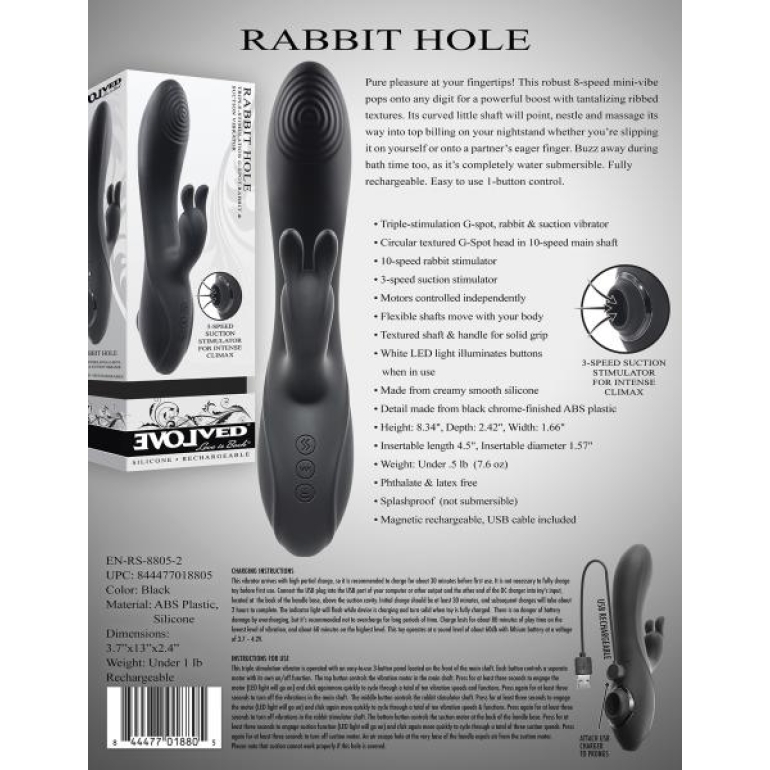 Evolved Rabbit Hole Black