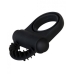 Bell Ringer Black Vibrating Penis Ring & Ball Strap