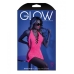 Glow Shock Value Halter Dress Neon Pink O/s