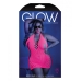 Glow Shock Value Halter Dress Neon Pink Q/s