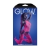 Glow Captivating Bodystocking Set Neon Pink O/s One Size Fits Most