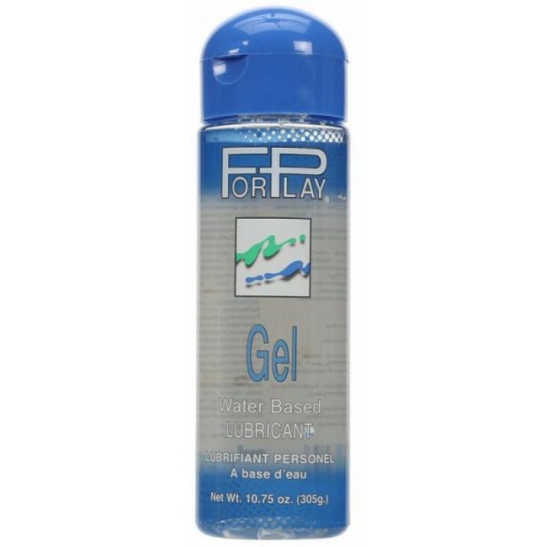 Forplay Gel Lubricant 10.75oz Blue Bottle Clear