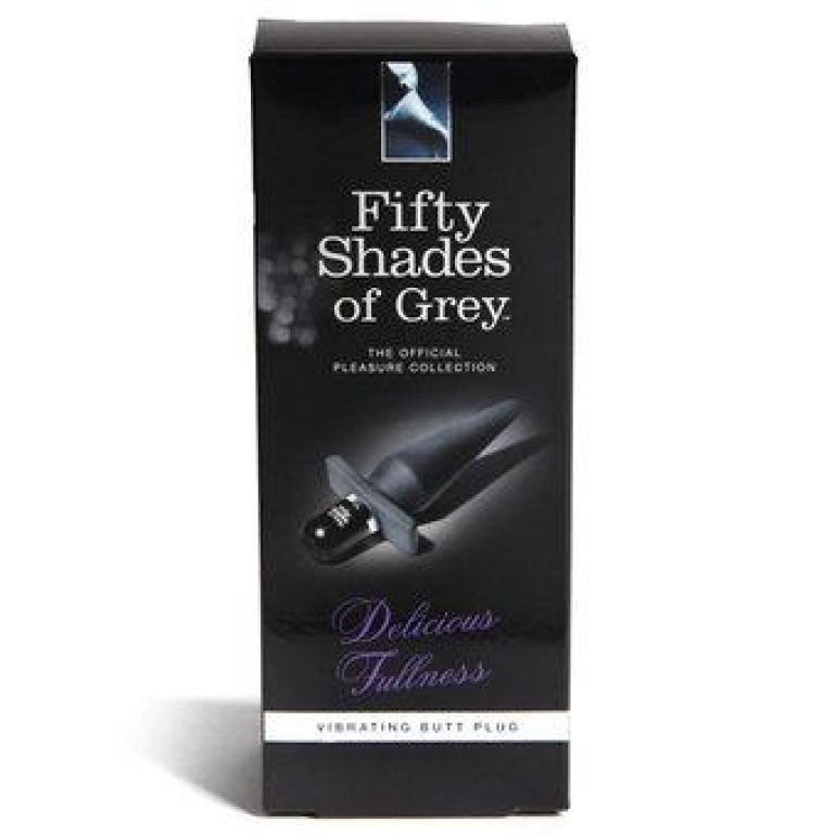 Fifty Shades of Grey Delicious Fullness Vibrating Butt Plug Black