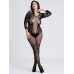 Fifty Shades Captivate Plus Size Black Lace Spanking Bodystocking O/s Queen One Size Queen