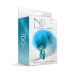 Nixie Metal Plug W/ Ombre Tail Medium Blue Metallic Teal