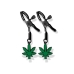 Stoner Vibe Chronic Collection Adjustable Nipple Clamps Green