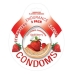 Endurance Flavored 3Pk Condoms-Straw Strawberry