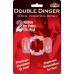 Humm Dinger Double Dinger Dual Vibrating Penis Ring Magenta Pink