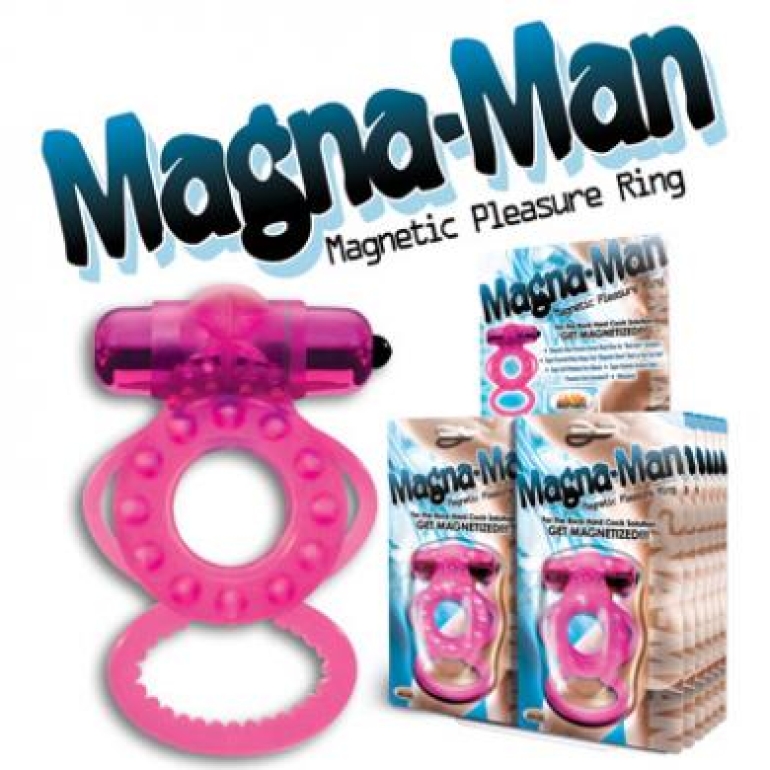Magna Man Magnetic Ring Magenta Pink