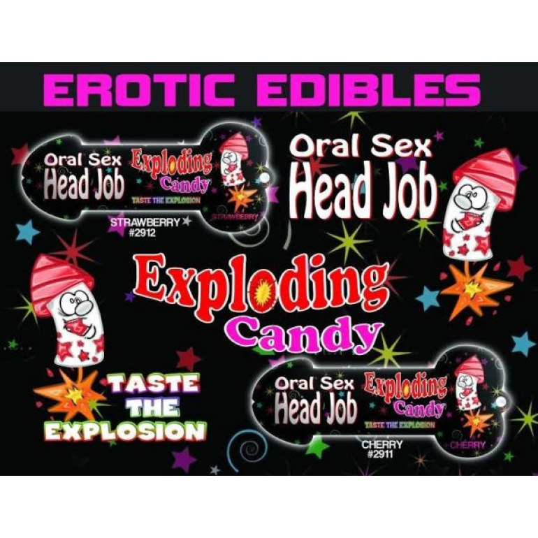 Head Job Oral Sex Candy Strawberry Red