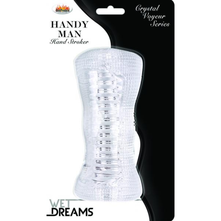 Wet Dreams Handy Man Hand Stroker Clear