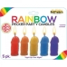 Rainbow Pecker Party Candles 5 Pack Assorted Colors